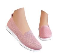 Generisch Women's Casual Casual Shoes Breathable Slip On Flat Shoes Ideal for Spring Summer Pair with Jeans Casual Skirts Soft Sole for Ultimate Comfort, pink, 7 UK