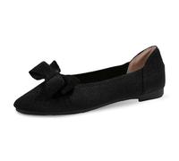 Generisch Women's Casual Shoes Casual Shoes Elegant Bowknot Design with Mesh Ideal for Spring and Summer Flat Sole for Ultimate Comfort Casual Pants, black, 7 UK
