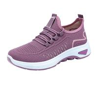 Generisch Women's Casual Shoes for Spring, Soft Sole, Breathable and Not Tired, Mother's Day Shoes, Comfortable Hiking Leisure Shoes, Equipment Shoes for Women, purple, 8.5 UK