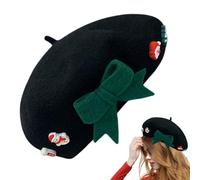 Generisch Women's Christmas Hat - Winter Wool Hat in Festive Style | Elegant and Comfortable Christmas Hat for Parties, Travel, , Evenings and Celebrations at the End of the Year