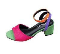 Generisch Women's European Foreign Trade Large Size Hollow Lightweight Soft Sole Casual Shoes Sandals, Hot Pink, 8.5 UK