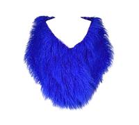 Generisch Women's Faux Scarf Wedding Wrap and Bridal Scarf Winter Scarf Bride and Bridesmaid Neck Scarf Men, blue, One size