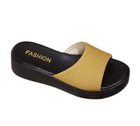 Generisch Women's Flat Sandals, Open Toe Sandals, Slip-On Slippers, Summer Shoes, Non-Slip Slippers, Leisure Shoes, Lightweight Beach Sandals, Indoor/Outdoor Slippers, Flip Flops, Walking Sandals
