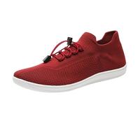 Generisch Women's Hands-Free Slip-ins Walk Trainers Sports Shoes Black Breathable Walking Shoes Outdoor Shoes, wine red, 8 UK