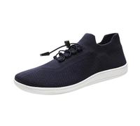 Generisch Women's Hands-Free Slip-ins Walk Trainers Sports Shoes Black Breathable Walking Shoes Outdoor Shoes, blue, 4 UK