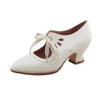 Generisch Women's Hollow High Heel Lace-Up Shoes Plus Size with Platform Heel for Elegant Looks