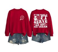 Generisch Women's Hoodie Women's Sweatshirt God is Greater Than The Highs and Lows Long Sleeve Hoodie with Motif Cardigans Comfortable Pullover Cotton Outfit, red, M