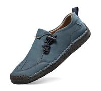 Generisch Women's Lace-up Moccasin with Soft Suede Look and Thick Tread Sole - Comfortable Slip-On Casual Shoe with Rubber Lacing System | Comfortable Casual Look for Everyday and Outdoor Use, Style