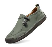 Generisch Women's Lace-up Moccasin with Soft Suede Look and Thick Tread Sole - Comfortable Slip-On Casual Shoe with Rubber Lacing System | Comfortable Casual Look for Everyday and Outdoor Use, Style