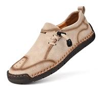 Generisch Women's Lace-up Moccasin with Soft Suede Look and Thick Tread Sole - Comfortable Slip-On Casual Shoe with Rubber Lacing System | Comfortable Casual Look for Everyday and Outdoor Use, Style
