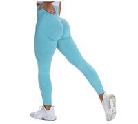 Generisch Women's Leggings Brushed Black Yoga Pants for Women Pullover Women's Leggings, sky blue, M
