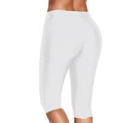 Generisch Women's Leggings - Sports - Yogahose zum Abnehmen, Laufen, Fitness, Yoga-Leggings, Weiss, S