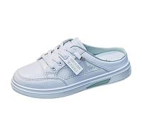 Generisch Women's lightweight casual shoes with thick sole profile, breathable mesh upper for optimal comfort, support in everyday life, Green, 8 UK