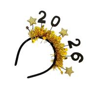 Generisch Women's New Year Headband | 2026 Glitter Tiara Party Decorations, Festive Headpiece New Year Accessories - for Adults Girls Friends Girlfriend Daughter Celebration Christmas Masquerade