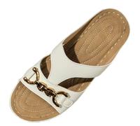 Generisch Women's Orthopaedic Sandals, Open Toe Sandals, Slip-On Slippers, Summer Shoes, Leisure Shoes, Lightweight Beach Sandals, Non-Slip Slippers, Bathing Slippers, Indoor/Outdoor Walking Sandals