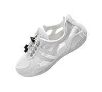 Generisch Women's Outdoor Walking Shoes Hollow Flat Bottom Trendy Casual Shoes Student Sports Shoes Summer Shoes Casual Shoes, beige, 7 UK