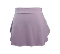 Generisch Women's Pull On Ballet Skirt Elastic Dance Skirt Mini Skirt for Skating Gymnastis, purple, XXL