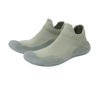 Generisch Women's Quick-Drying Beach Shoes, Casual Shoes, Black, Plain, Non-Slip, Flat, Soft Sole, Outdoor Stream Shoes, Mesh Hiking Shoes, Green, 4 UK