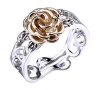 Generisch Women's Ring Lightweight Luxury Ring Gift Ring Alloy Ring Film The Rings, 6, Metal, No Gemstone