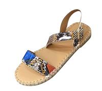 Generisch Women's Sandals, Mules, Slippers with Adjustable Straps, Foot Bed, Wide Summer Shoes, Elegant, Comfortable Slippers, Outdoor Sandals, Casual, Wide Feet Slippers, Hiking, Beach Shoes, blue, 8