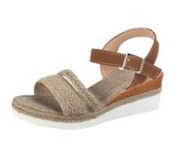Generisch Women's Sandals, Non-Slip Slippers, Soft Soles, Comfortable Flops, Leisure Shoes for the Beach, Durable Women's Sandals for Any Adventure, beige, 8.5 UK