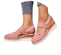 Generisch Women's Sandals Summer Casual Shoes Boho Elegant Espadrilles Comfortable Strap Sandals Wide Feet Roman Sandals Beach Outdoor Sandals Wedge Sandals Hiking Sandals Slip Sandals