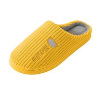 Generisch Women's Shoes 43 Ankle Boots Lippers for Women Winter Warm Memory Foam Slippers Soft Blaumann Women's Shoes, yellow, 6 UK