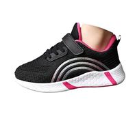 Generisch Women's Shoes Modern and Mesh and Comfort Breathable Lightweight Trendy Versatile Girls' Sports Shoes Indoor Shoes 37, black, 11.5 UK Child