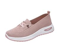 Generisch Women's Single Shoes Comfortable Casual Shoes for Mums Breathable Stylish Ideal for Everyday Special Occasions, pink, 7 UK