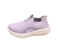 Generisch Women's Slip-On Trainers with No Laces, Memory Foam Walking Shoes, Extra Wide, Soft Trainers, Comfortable, Lightweight Running Shoes, Breathable, Robust Soles, Sports Shoes, Barefoot Shoes