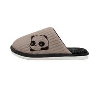 Generisch Women's Slippers with Animal Design, Soft Comfortable Slippers for Cute Animal Motifs, Cosy Indoor Outdoor Slippers for Everyone, coffee, 10 UK