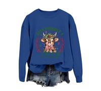 Generisch Women's Sports Jumper Without Holiday Western Print Sweatshirt Men's Jackets Offers, navy, XL