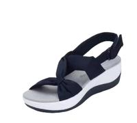 Generisch Women's Sports Sandals Thick Sole Height Sandals Comfort Feet Plantar Fasciitis Arch Support Orthotic Sandals Breathable Portable Slippers Non-Slip Slippers Beach Shoes Holiday Slippers