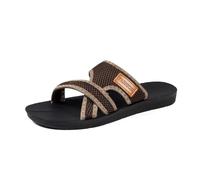 Generisch Women's Summer Sandals, Breathable Mesh Casual Shoes, Comfortable Flat Beach Slippers, Fashionable Open Toe for Everyday Use, coffee, 6 UK