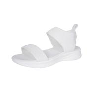 Generisch Women's Summer Washable Slingback Orthopaedic Slide Sports Sandals Lightweight Knitted Sandals Mesh Soft Sole Leisure Women's Shoes Walking Sandals Slip On Slippers, White, 8 UK