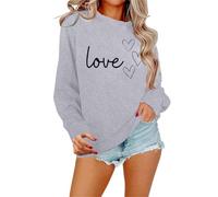 Generisch Women's Sweatshirt Its Fall Yall Pumpkin Halloween Leopard Print Casual Long Sleeve Pullover Shirt Tops Blouse Layered Fashion, gray, XL