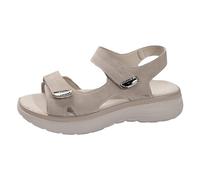 Generisch Women's Toe Sandals Crystal Jelly Beach Flip Flops Students Korean Wear Flat Sandals, gray, 7 UK