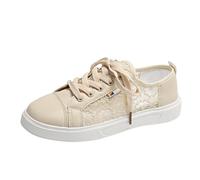 Generisch Women's Traditional Lace Trainers Mesh Breathable Trainers Sport Elegant Shoes Leisure Shoes Oktoberfest Outdoor Sports Shoes Walking Shoes, khaki, 8 UK