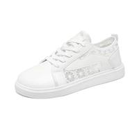 Generisch Women's Traditional Shoes, Dirndl Shoes, Flat Lace Trainers, Oktoberfest Wedding Shoes, Lightweight, Comfortable, Breathable Fabric Shoes, Mesh Summer Shoes, Leisure, Outdoor, Lace Trainers