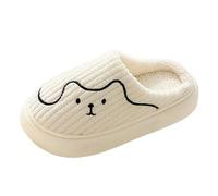 Generisch Women's Trainers Shoes Black Four Seasons Cute Slippers for Home Non-Slip Four Seasons Fabric Colourful Slippers Cotton Sneaker Shoes Women 39-42 Funny, White, 8.5 UK