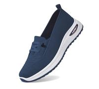 Generisch Women's Trainers, Sports Shoes, Leisure Shoes, Lightweight Trainers, Durable Cream Shoes, Elegant Casual Shoes, blue, 8 UK