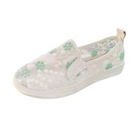 Generisch Women's trainers, walking shoes, outdoor trainers, durable unusual shoes, women's comfortable casual shoes, Green, 4.5 UK