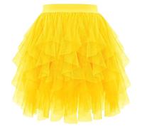 Generisch Women's Tulle Skirt Princess Dresses 50s Rockabilly Knee-Length Petticoat Ballet Skirt Underskirt Pettiskirt Swing Dance Skirts for Carnival Costumes Fancy Dress Costumes