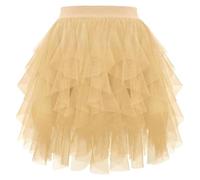 Generisch Women's Tulle Skirt Princess Dresses 50s Rockabilly Knee-Length Petticoat Ballet Skirt Underskirt Pettiskirt Swing Dance Skirts for Carnival Costumes Fancy Dress Costumes