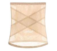 Generisch Women's Waist Cross Compression Shaper with High Waist Body Shaper Belt Belly Shaper Waist Tummy Tightening Belt, skin-coloured, L, See description