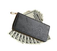 Generisch Women's Wallet for Cash - Classic Coin Purse, Portable Leather Wallet, Suitable for Wives, Mothers Travellers, Office, Shopping, Daily Use, Travel, Holiday, Concerts and, black