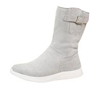 Generisch Women's Winter Boots, Fleece Lined Snow Boots, Fluffy Sports Shoes, Trekking Boots, Thick Sole, Non-Slip Hiking Boots, Comfortable Trekking Shoes, Winter Shoes, High-Top Walking Shoes, Hell