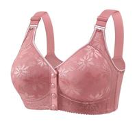Generisch Women's Yoga Set, Comfortable Transparent Shoulder Strap for Women, Cordless, Backless, Sponge-Free, with Convertible Shoulder Straps, Tank Top with Bustier Integrated, Rose Gold, 24