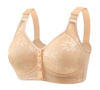 Generisch Women's Yoga Set, Comfortable Transparent Shoulder Strap for Women, Cordless, Backless, Sponge-Free, with Convertible Shoulder Straps, Tank Top with Bustier Integrated, beige, 10