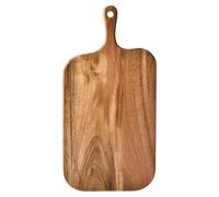 Generisch Wood Chopping Board, Double-Sided Cutting Plate, High Performance Steak and Cheese Serving Bowl with Handle for Kitchen Cooking & Food Preparation, Commercial Restaurant, Outdoor Picnic
